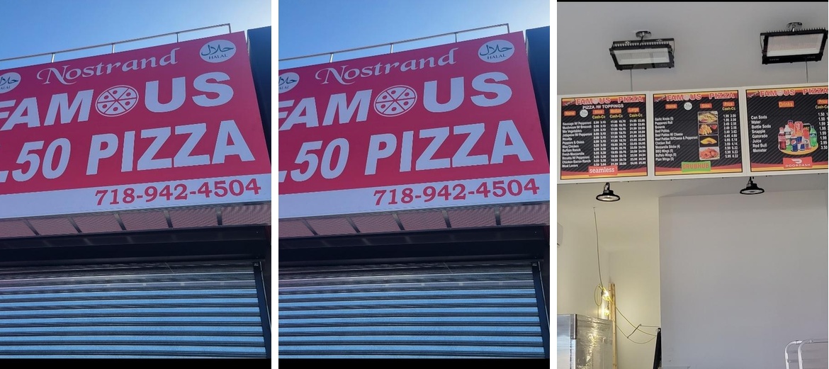 Nostrand Famous Pizza Menu